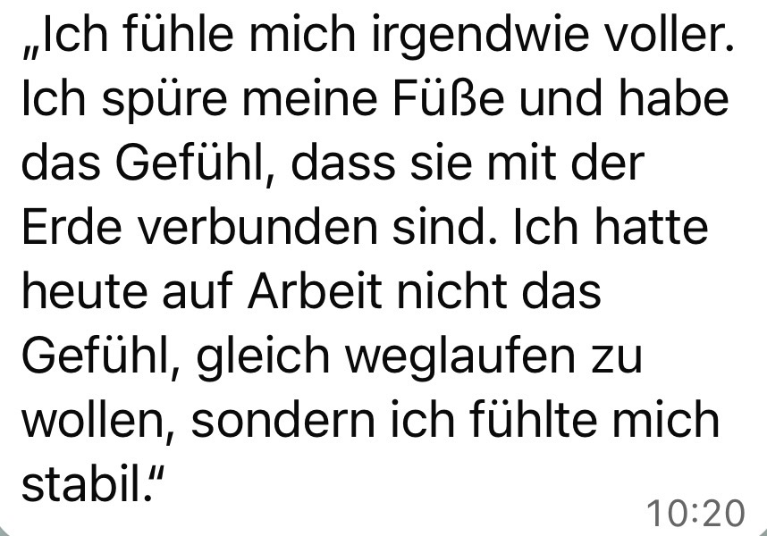 Feedback Ute Kretzschmar